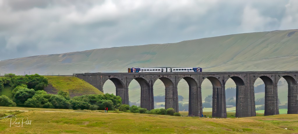 Train at Ribblehead Viaduct - Photos by Ravi